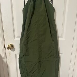 Green Sleeveless Dress